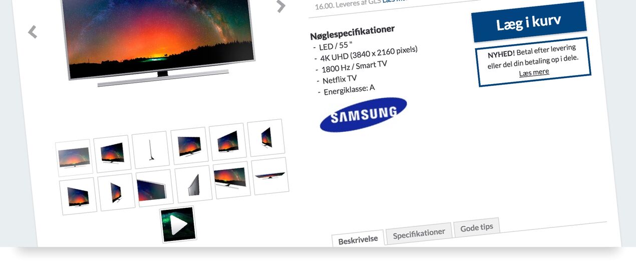 Data rich product descriptions